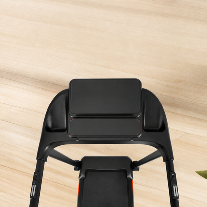 folding treadmill with incline 2, console