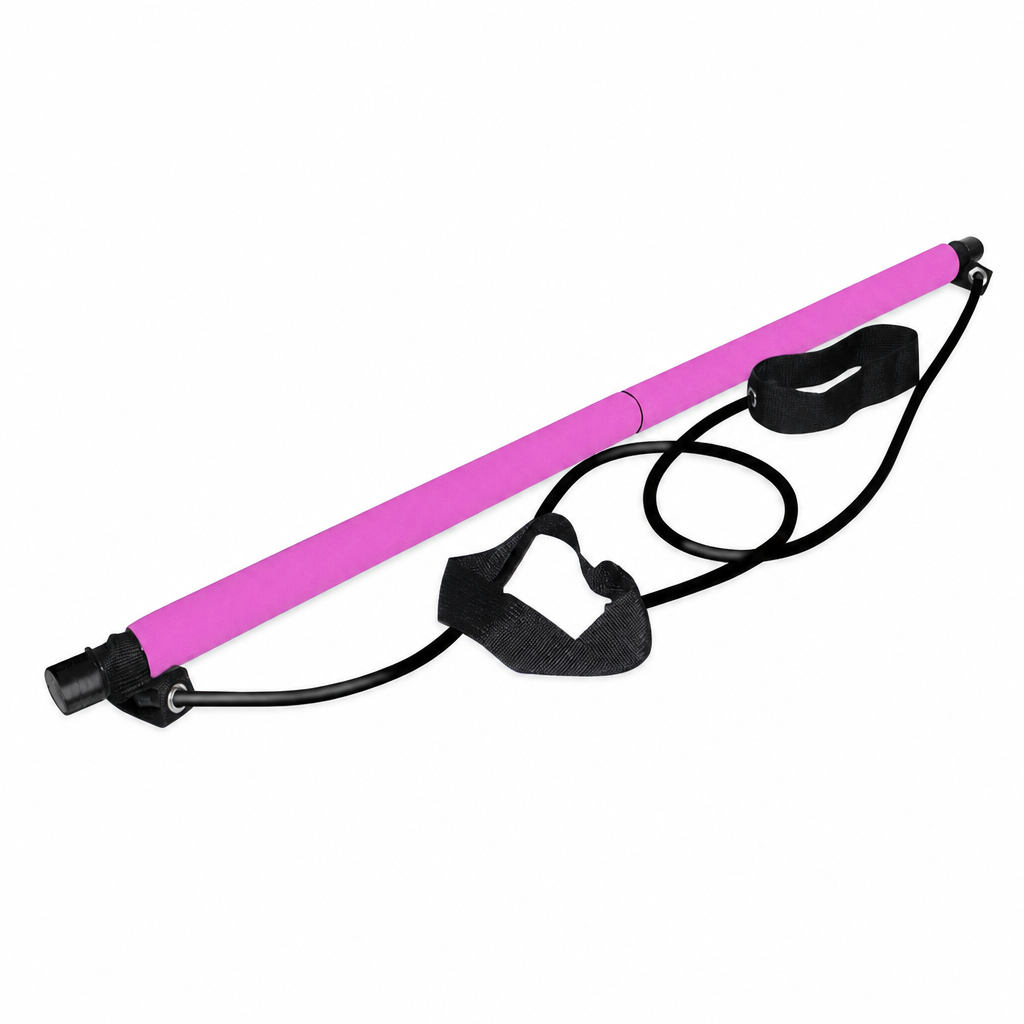 pilates bar with resistance bands 4